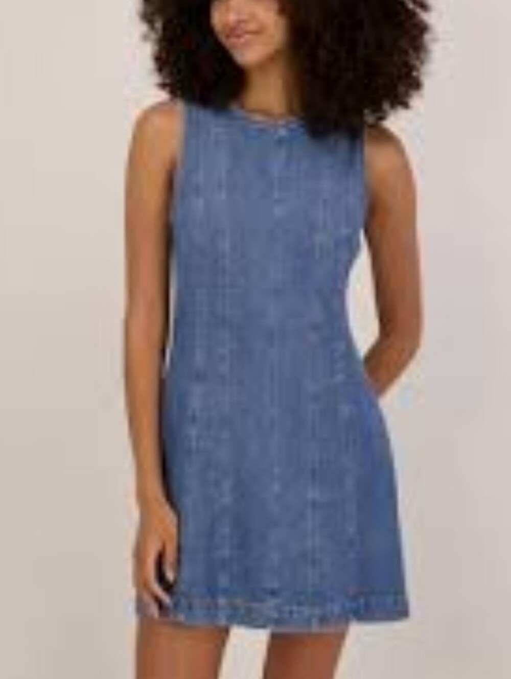 Cloth & Stone Sleeveless Blue Denim Dress BNWT